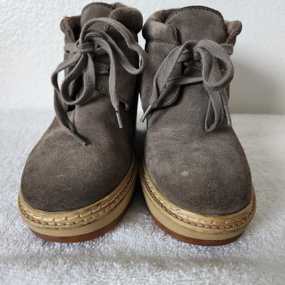 See by Chloe Suede Wedge Booties Women's size 7 - Picture 2 of 14